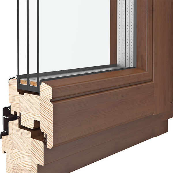 SOFTLINE Holzfenster Profil