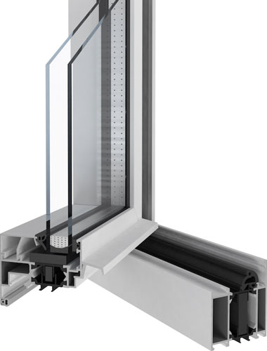 MB-70 Aluminiumprofil Verglasung