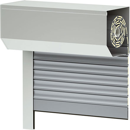 Vorsatz-Rollladen Bauart 45-Grad Kasten Drutex